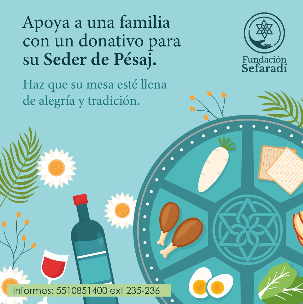 Apoya a una familia para su seder de Pesaj - Jag Pesaj